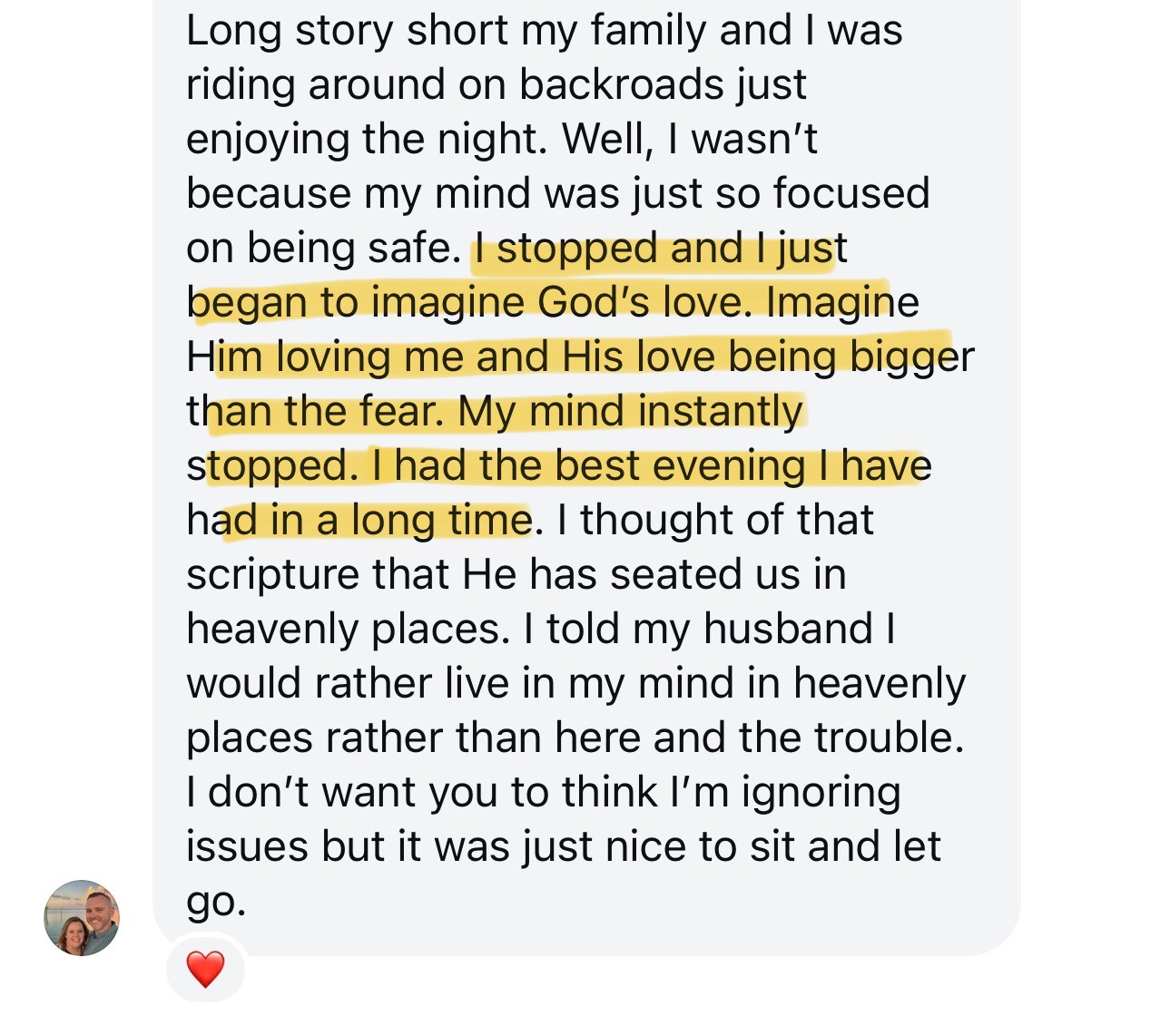 Customer testimonial screenshot 9